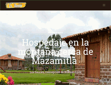 Tablet Screenshot of cabanaselencino.com